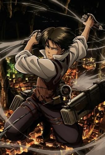 HfmQuisutron Jigsaw Puzzle 1000 Teile Japan Klassisch Anime Eren.Jaeger Poster Holz Für Erwachsene Kinder Spiele Lernspielzeug Df315Zq