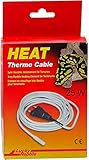 Lucky Reptile Thermo Cable - 25 W Heizkabel für Terrarien - 4,8 m Kabel mit 1,5 m Kaltzuleitung - schnelle Aufheizung & gleichmäßige Wärme - Silikon Heizkabel wasserdicht - Terrarium Zubehör