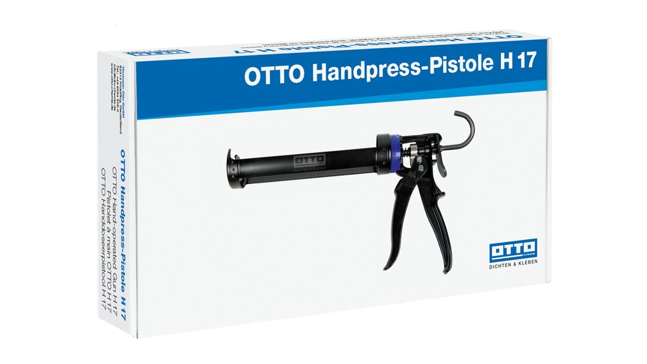 Otto-Chemie Handpress-Pistole H17 für Acrylate, Hybride, Polyurethane und Silikone für 280/290/300/310 ml Kartuschen