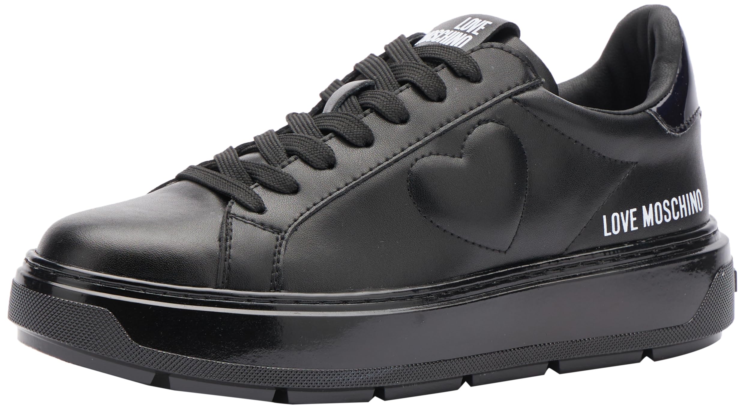 Love Moschino Damen Sneakers, Schwarz, 37 EU