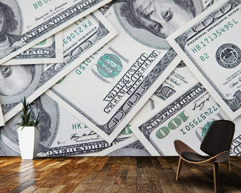 Hintergrundabzug In United States Dollars 3D Tapete Poster Restaurant Schlafzimmer Wohnzimmer Sofa TV Dekorative Wand-200cm×140cm