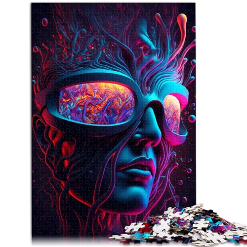 Puzzle-Geschenk „Maske der Ewigkeit“, Puzzle für Erwachsene, 1000 Stück, Holzpuzzle, Spaß für zu Hause, Aktivitäten, Geburtstagsgeschenk, Reisegeschenke, 1000 Teile (50 x 75 cm)