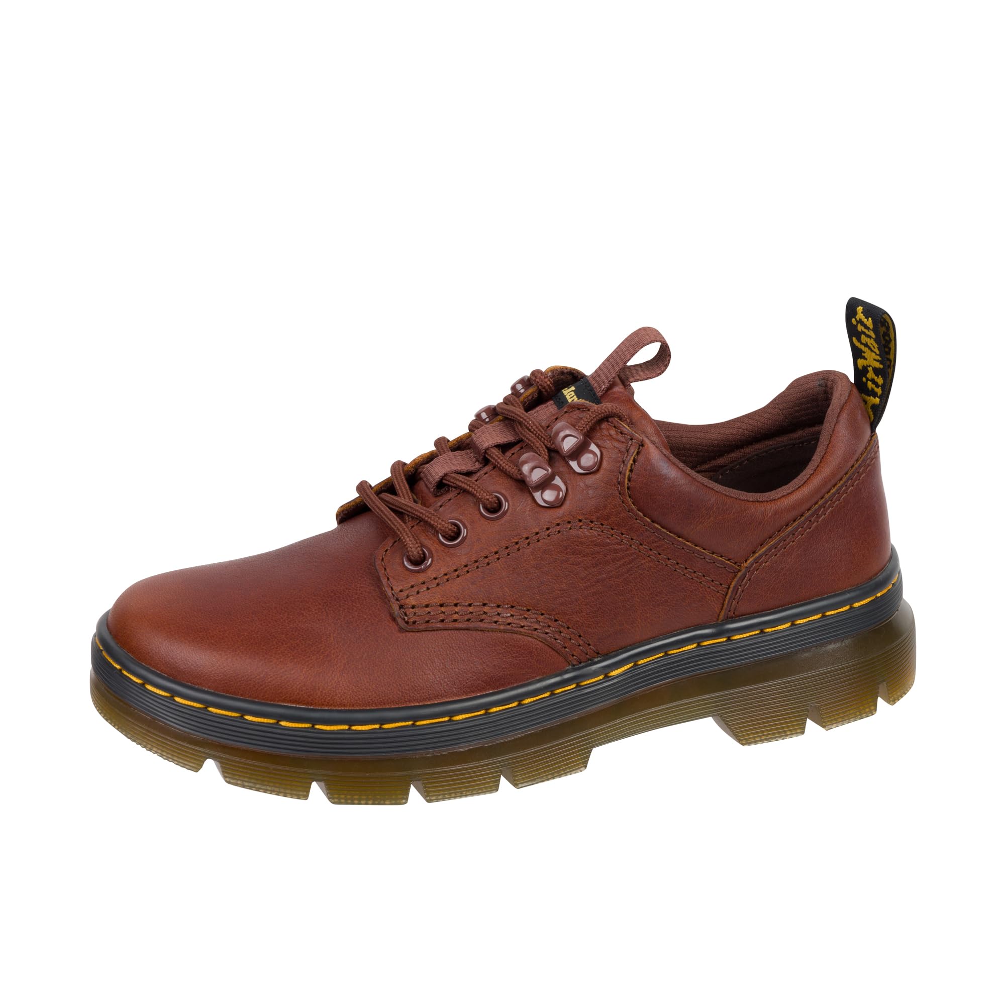 Dr. Martens Unisex-Erwachsene Reeder Ambassador Leder 5 Tie Oxford Schuh flach, Cashew, 43 EU