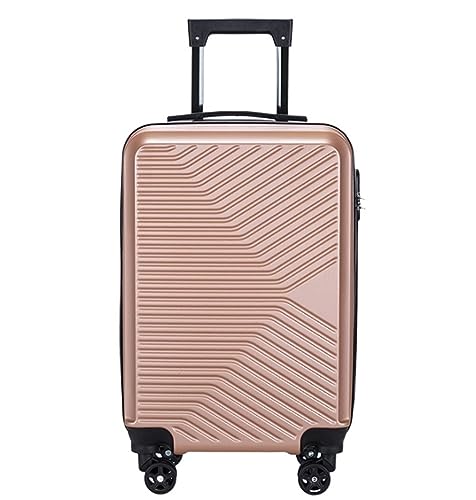 Koffer Trolley Reisekoffer Aufgegebener Gepäckkoffer Mit Rollen, Hartschalenkoffer, 20-Zoll-Gepäck Mit Spinnerrädern Koffer Gepäck Rollkoffer (Color : A, Size : 20inch)