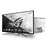 ASUS ROG Strix XG43UQ - 43 Zoll 4K UHD Gaming Monitor - 144 Hz, 1ms MPRT, FreeSync2 HDR, DisplayHDR 1000, DSC - VA Panel, 16:9, 3840x2160, DisplayPort, HDMI 2.1, USB