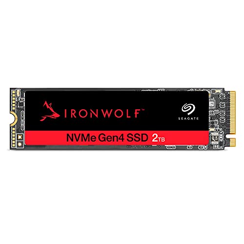 Seagate IronWolf 525 SSD 2 TB, interne SATA SSD, NAS, bis zu 5000 Mb/s, PCIe Gen 4, inkl. 3 Jahre Rescue Service, Modellnr.: ZP2000NM3A002