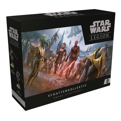 Asmodee | Atomic Mass Games | Star Wars: Legion – Schattenkollektiv | Armee-Starterset | Tabletop | 2 Spieler | Ab 14+ Jahren | 120-180 Minuten | Deutsch