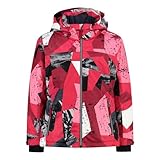 CMP - Kid G Kapuzenjacke mit Druckknöpfen, Fuxia-Anemone-Glanz, 164