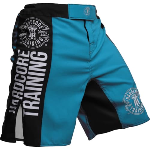 Hardcore Training Shorts Recruit Men's Schwarz Grün Rot Lila Navy Blau Kurze Hose Herren Boxen Kampfsport BJJ Grappling MMA