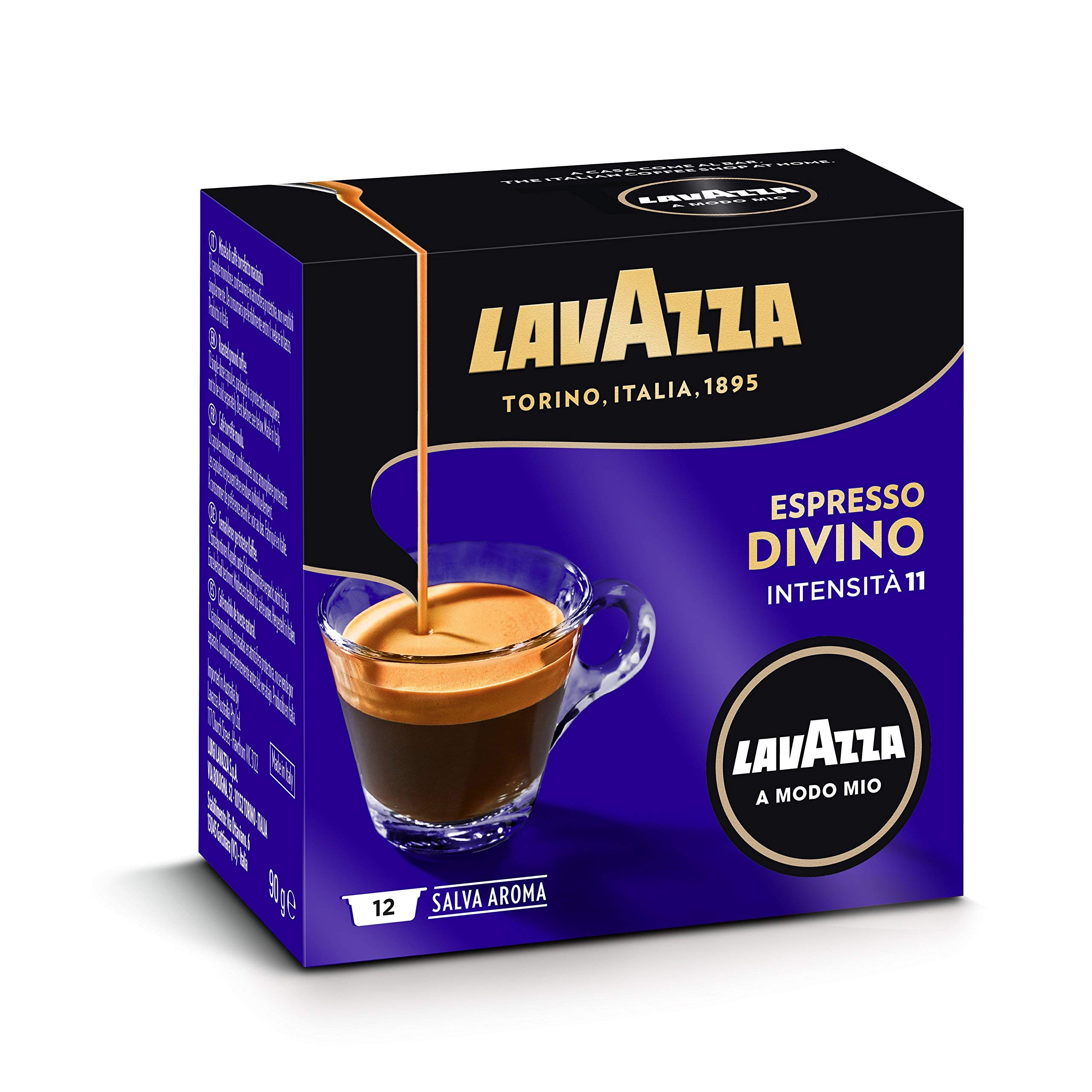 Lavazza A Modo Mio Espresso Divino, Kaffee, Kaffeekapseln, Robusta, Arabica, 120 Kapseln