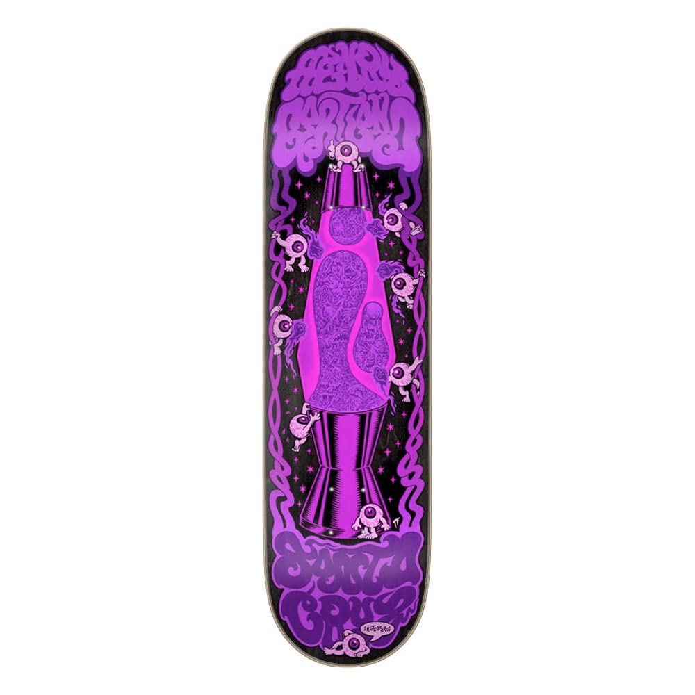 Santa Cruz Skateboard Deck Gartland Lava Lamp 8.28" (Purple)