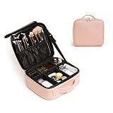 Kosmetik-Aufbewahrungsbox für Damen, großes Fassungsvermögen, Leder, stoßfest, professionelle Kosmetiktasche, Kosmetikerin, Aufbewahrungsbox, Reisewasch-Make-up-Werkzeugtasche, dekorativer