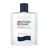 Biotherm Homme Basics Line After Shave Lotion, beruhigendes Rasierwasser gegen Hautirritationen, pflegendes After-Shave für Männer, geeignet für empfindliche Haut, sanfte und gründliche Rasur, 100 ml