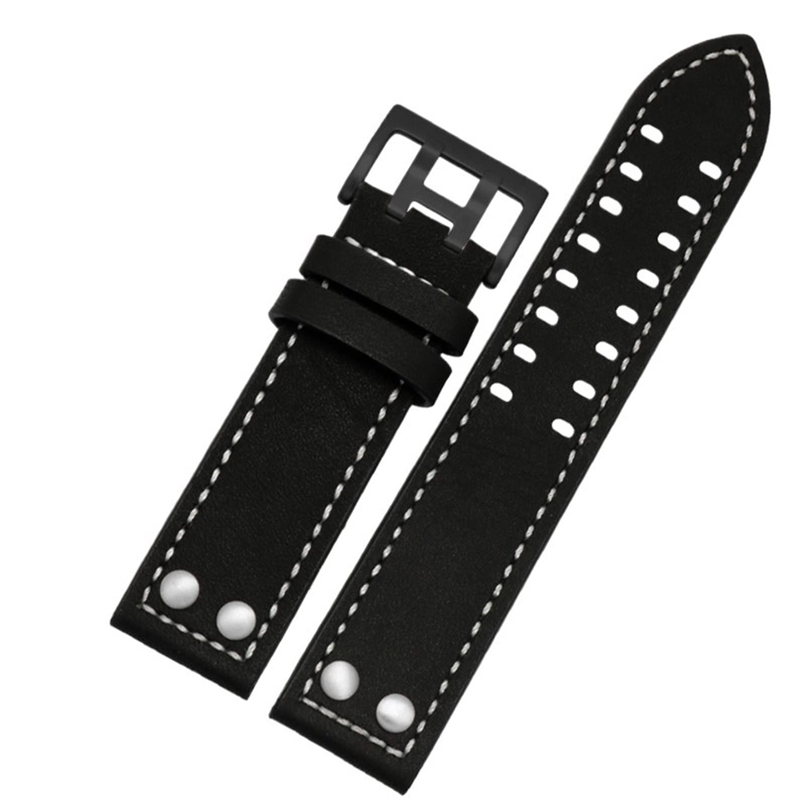 NEYENS Leder-Uhrenarmband, Handgelenk, 20 mm, 22 mm, für Hamilton Aviation H77755533 H77616533, echtes Leder, Herren-Uhrenarmband, 20 mm, Achat