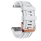 NEYENS 20 mm weiches Silikon-Schnellverschluss-Uhrenarmband für Garmin Fenix 6S 6SPro 5S 5SPlus Descent MK2S Delta Watch Easyfit Armband, 20mm Width, Achat