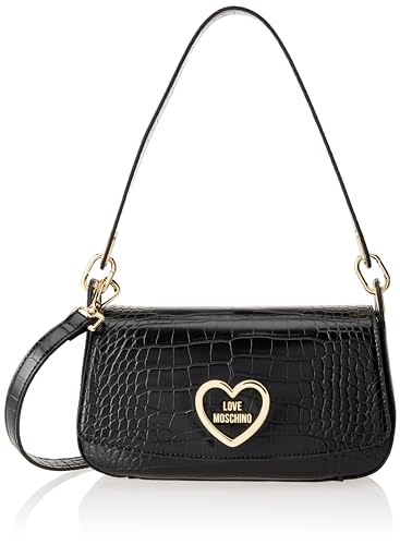 Love Moschino Damen Jc4176pp0hkc0000 Schultertasche, Schwarz