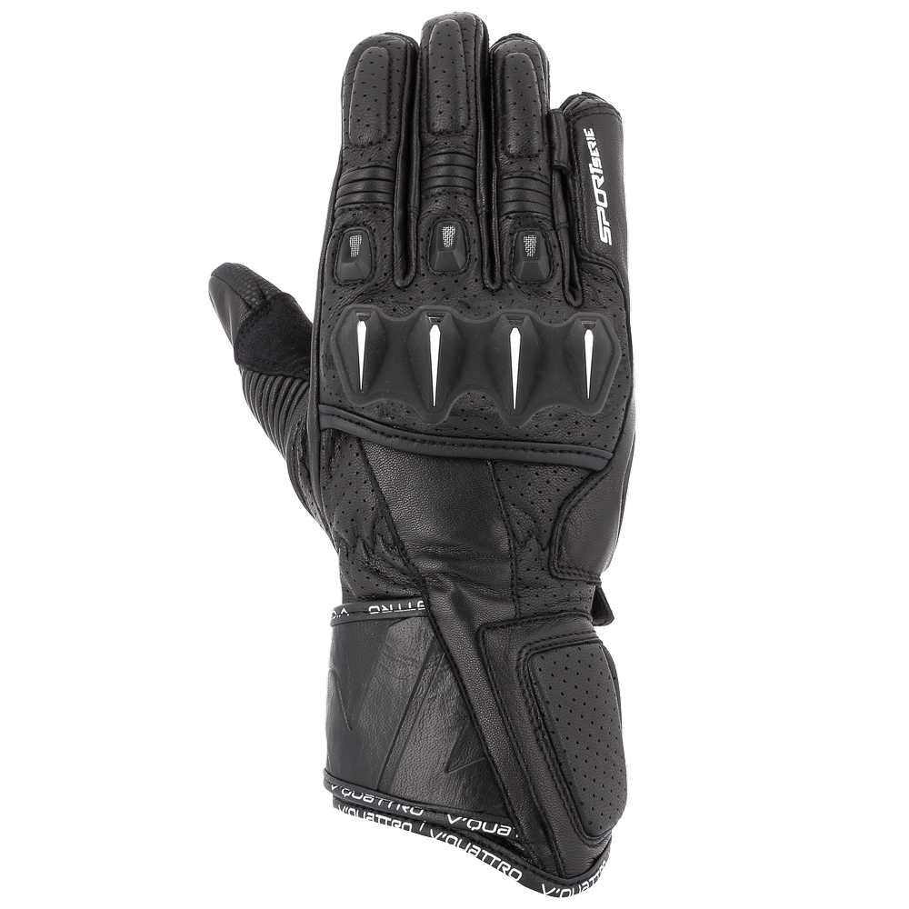 V Quattro Design Rl 18 Herren Handschuhe, Schwarz, Größe L