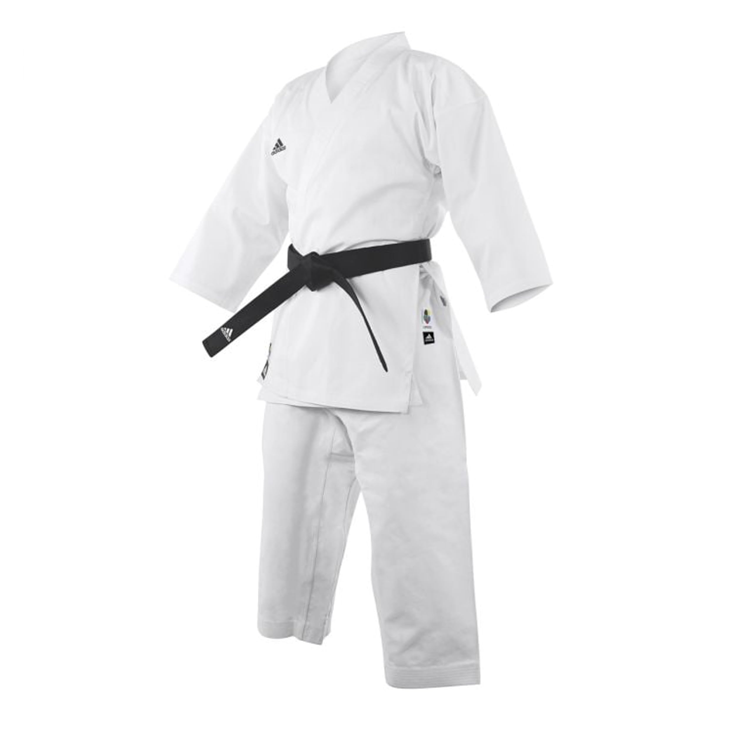 adidas Herren WKF Club Karate-Uniform – 227 g Kampfsport Student Gi, weiß, 180 cm