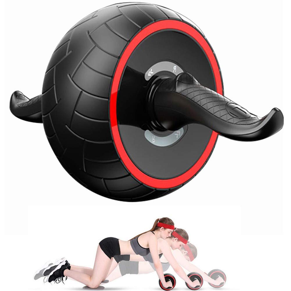 Bauchtrainer Gerät Roller Bauchtrainer Roller Übungsrad für Bauchmuskeln Fitnessgeräte für Männer zu Hause Ab Trainer Machine Heim-Fitnessstudio