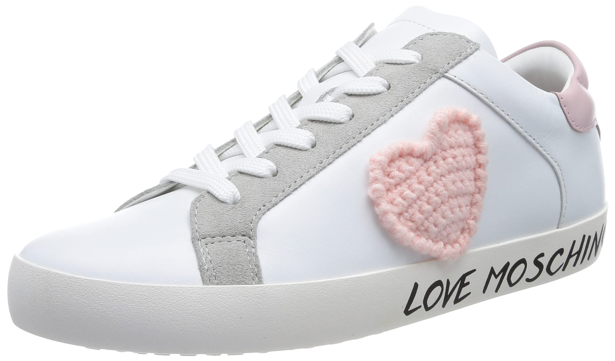 Love Moschino Damen Ja15132g1gial10a36 W.Sneakers, Weiß, 36 EU