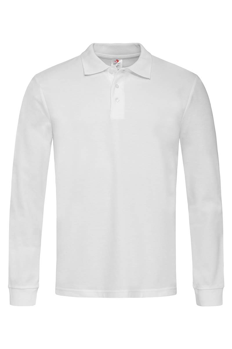 Stedman Herren Poloshirt Gr. L, weiß