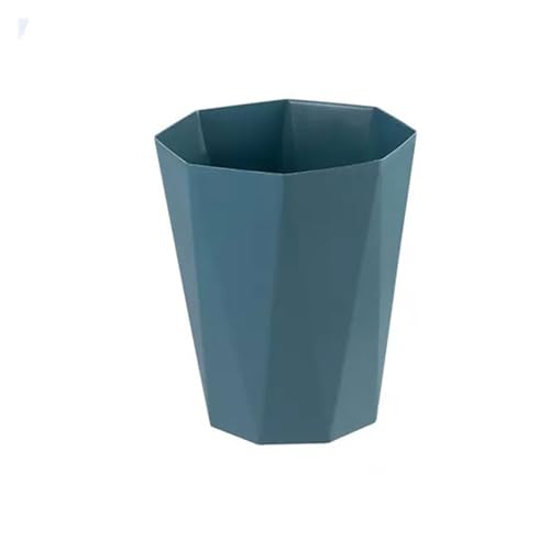 Geruchsdichter mülleimer/gartenhelfer Einfacher Mülleimer for Zuhause, Wohnzimmer, Badezimmer, Küche ohne Deckel, großes kreatives Schlafzimmer, Büro, Papierkorb, Toilette Mülleimer mit deckel(Blue,Gr