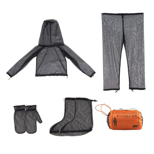 Mllepjdh Handschuh Fußbedeckung Hose Freien Atmungsaktive Netze Kleidung Anzüge Für Outdoor Camping Und Angeln