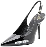 Love Moschino Damen Ja10149g1h Absatz-Sandalen, Schwarz, 37 EU