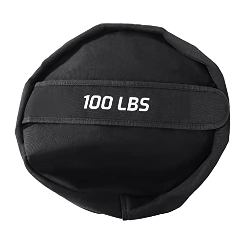 Gewichtssack Capacity Sand Bag Power Bag Krafttraining Sandsäcke Sandbag Fitness Befüllen Krafttraining Sandsack für Workout Portable Strength Training Aid Trainingssandsack Schwarz 30-45kg/66-100lb