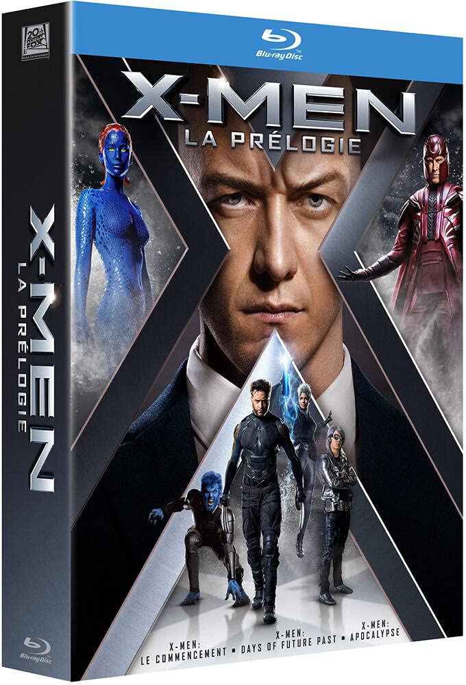 Coffret X-men prélogie 3 films : le commencement ; days of future past ; apocalypse [Blu-ray] [FR Import]