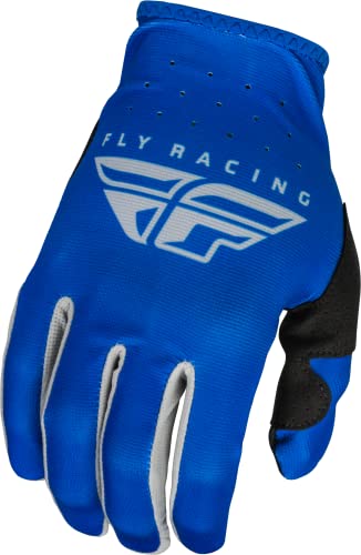 Fly Racing 2023 Erwachsene Lite Handschuhe (Blau/Grau, Medium)