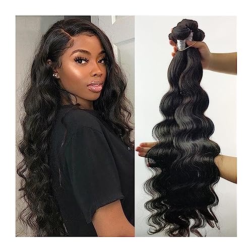 Human Hair Bundles 10A Körper Welle Bundles 8-40 Zoll Natürliche Schwarz Bundles 100% Menschliches Haar Bundles Top Qualität Brasilianische Haarwebart bundles Remy Haar human hair weave (Size : 10A,