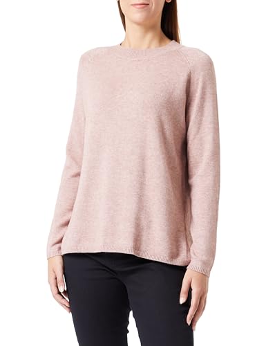 JdY Damen JDYMARCO L/S O-Neck Slit Pull KNT NOOS Strickpullover, Woodrose/Detail:Melange, XS