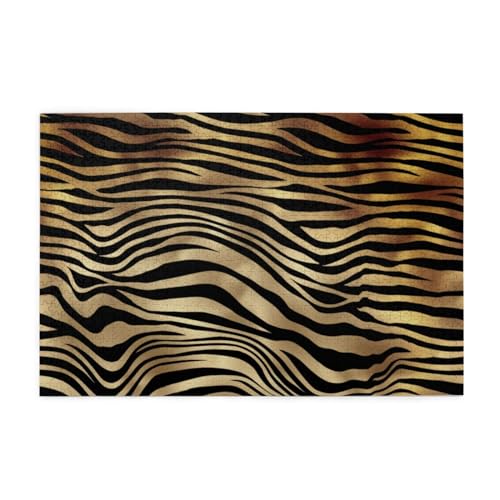 Afrikanisches schwarzes Goldzebra-Tierhaut-Sepia, Puzzles 1000 Teile Holzpuzzle Spielzeug Familienspiel Wanddekoration