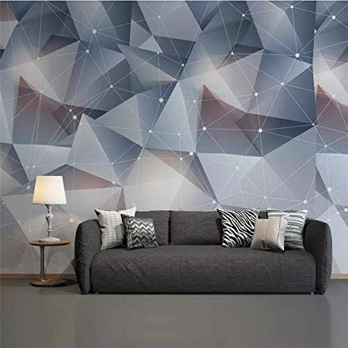 XLMING Geometrische Kunst 3D Tapeten Home Esszimmer Sofa Schlafzimmer Wohnzimmer TV Hintergrund-150cm×105cm