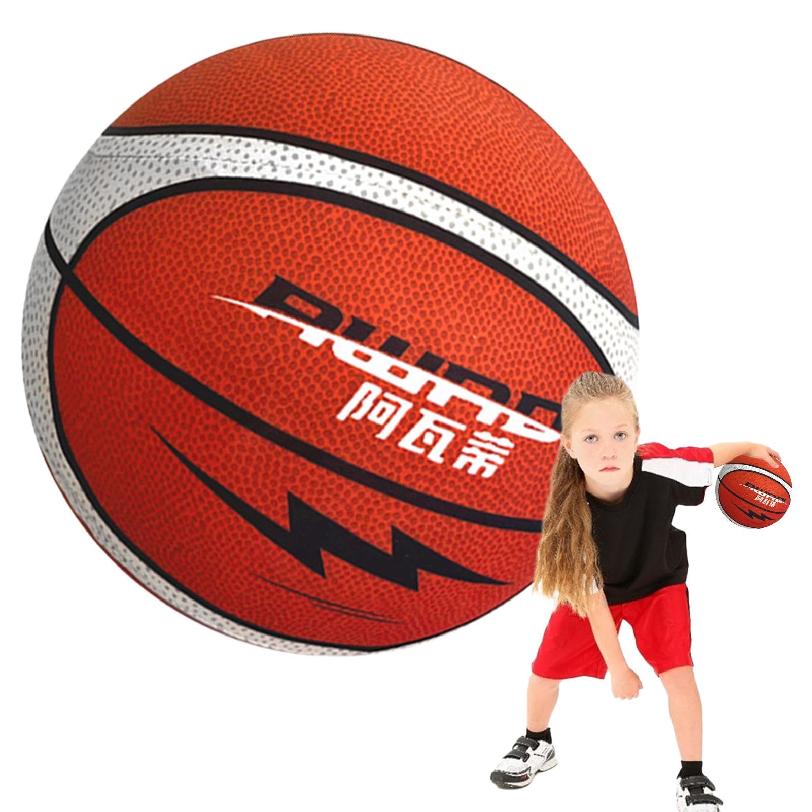 Leiser Basketball,Indoor Silent Basketball - Silent Swish Basketball | Hochelastischer, leise Springender Basketball, Indoor-Trainingsball für das Heimtraining