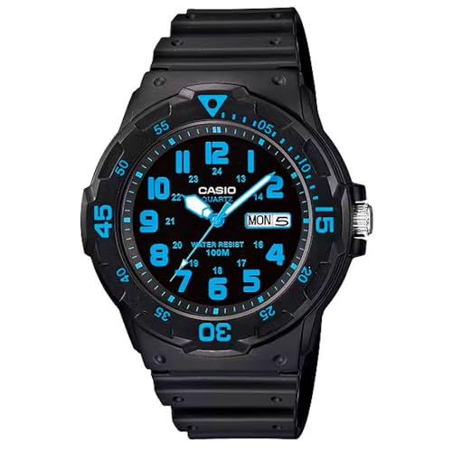 CASIO Herren Analog Quarz Uhr mit Resin Armband MRW-200H-2