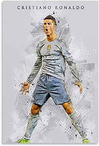 Welmini 5D Diamant Painting Set FüR Erwachsene Und Kinder CRISTIANO RONALDO DIY Diamond Kristall Strass Stickerei GemäLde 11.8''x15.7''(30x40cm) Kein Rahmen