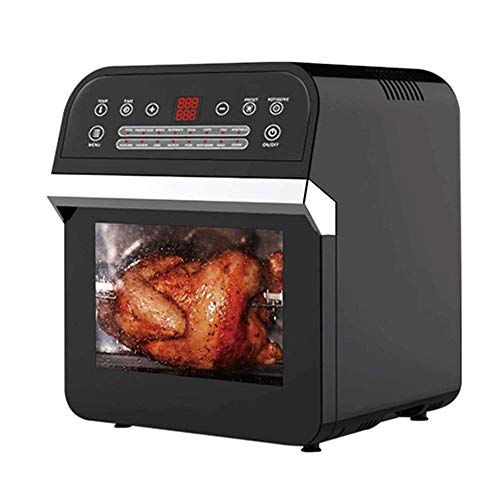 12L Airfryer mit großer Kapazität, 16-in-1 Airfryer Backofen Toaster Rotisserie und Dehydrator mit LED Digital Touchscreen 1600W Backofen für die Arbeitsplatte Ölfrei Komfortables Jubiläum Effizienz