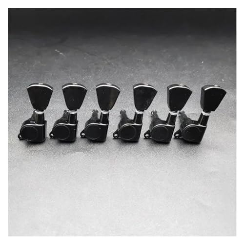 Strings Tuning Pegs Mechaniken Für Gitarre 6er-Pack versiegelte, geschlossene Gitarren-Tuning-Nagel-Kopfplatten-Mechaniken für Gitarrenteile (Color : 3)