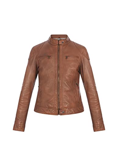 Oakwood Damen Lina 6 Blouson, Cognac, 38