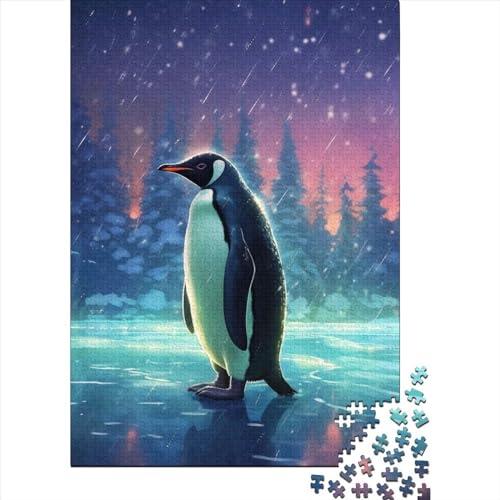 Pinguin-Tiere, großes Puzzle für Erwachsene, 1000 Teile, Puzzle für Erwachsene, Puzzles, Lernspiele, Heimdekorationspuzzle (Größe: 75 x 50 cm)