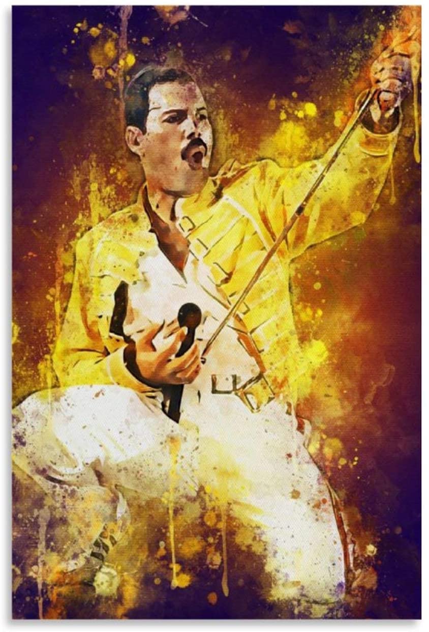 5d Diamond Painting Diamant Bilder FüR Erwachsene Und Kinder Freddie Mercury DIY Kreuzstich Arts Craft Kristall Strass Stickerei 23.6"x35.4"(60x90cm) Kein Rahmen