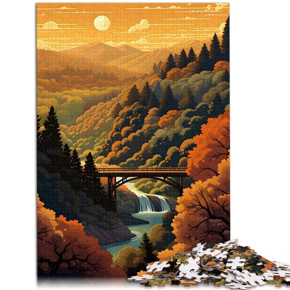 Puzzles für die wunderbare Welt, 1000-teiliges Puzzle, Holzpuzzle, jedes Teil ist einzigartig – anspruchsvolles, unterhaltsames Spiel für die ganze Familie, 1000 Teile (50 x 75 cm)