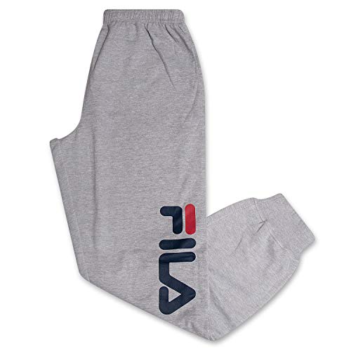 Fila Sweatapnts for Men Big and Tall Cotton Fleece Jogger Sweatpants