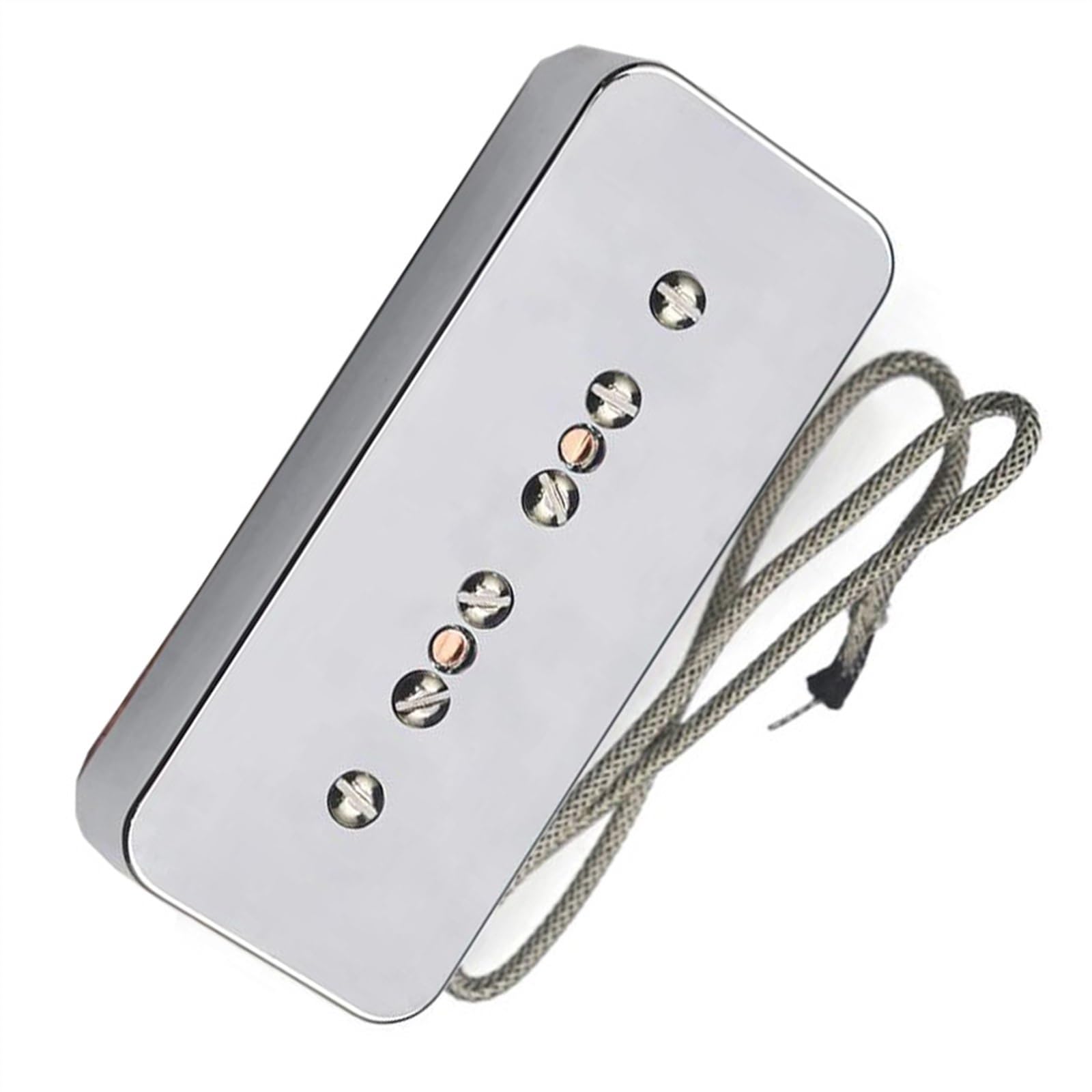 Silberne E-Gitarre Humbucker Bridge Pickup Ersatzteile mit verstellbaren Schrauben Single-Coil-Tonabnehmer