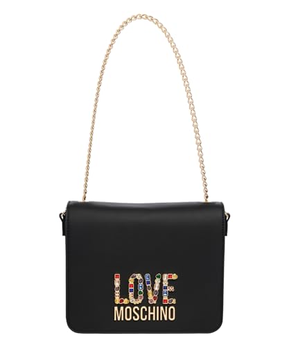 Love Moschino Damen Jc4334pp0ikj0000 Schultertasche, Schwarz