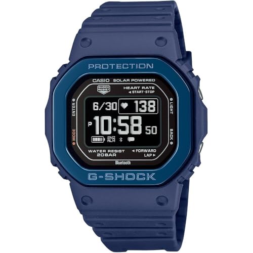 Casio G-Shock Smart Multisport Uhr Solarladung G-Squad Stahl Blue DW-H5600MB-2ER