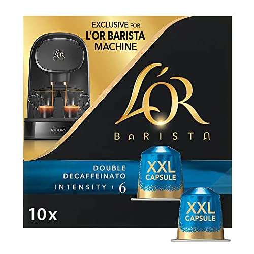 L'OR Barista Kaffeekapseln Decaffeinato, exklusiv für L'OR Barista Maschinen, 5er Pack, 5 x 10 Kapseln, 4028892