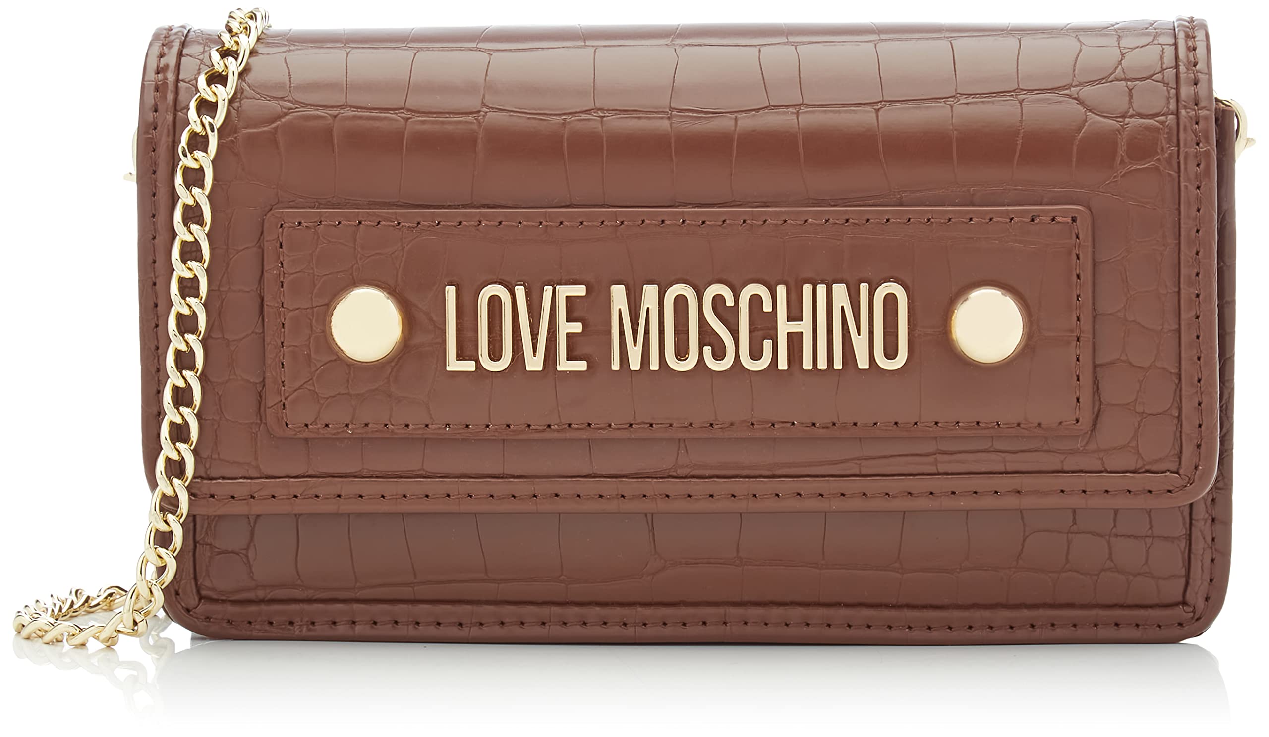 Love Moschino Damen Jc4432pp0fks0300 Umhängetasche, braun, Einheitsgröße